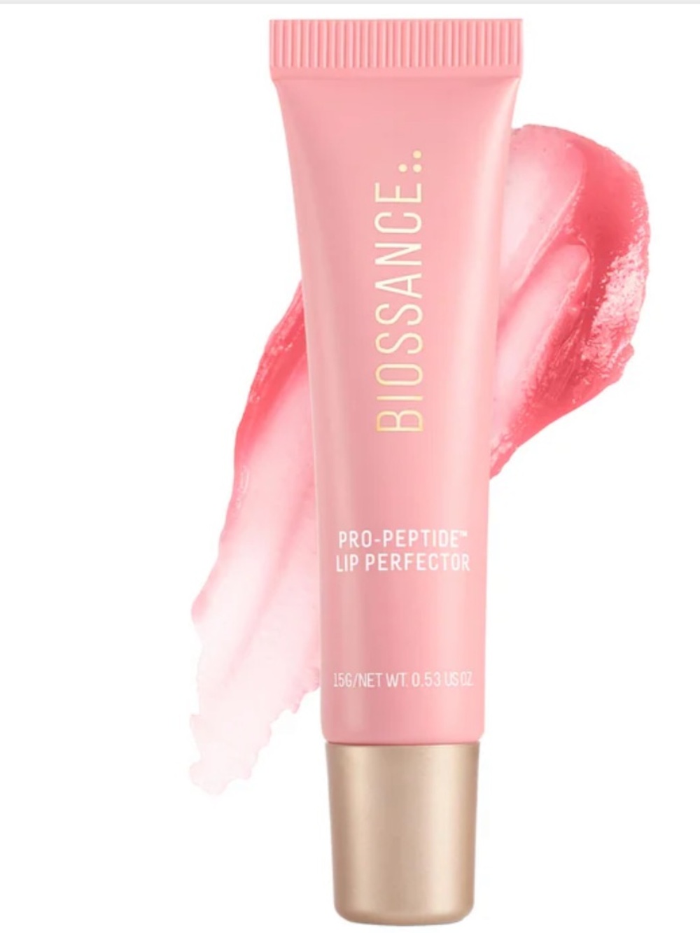 Biossance Blush Quartz Pro-Peptide Lip Perfector New 24 hr moisture & hydration